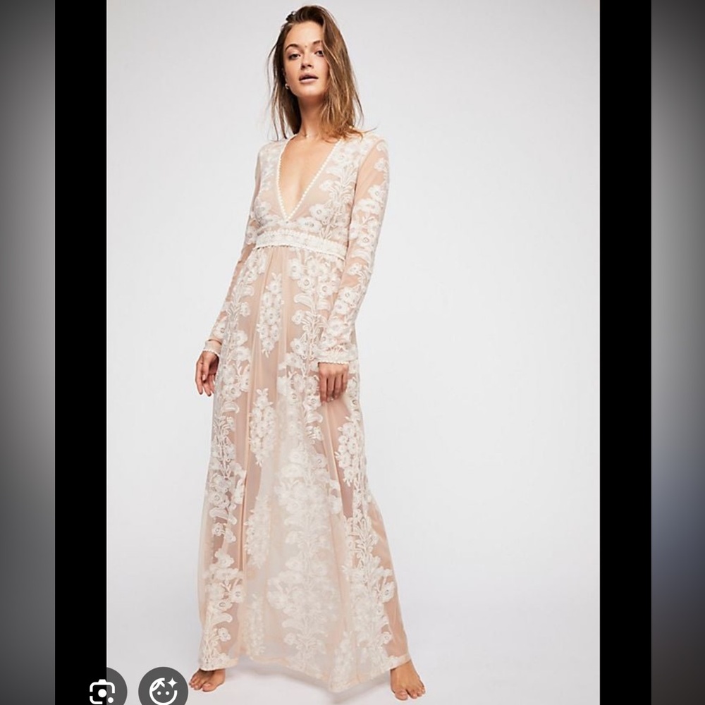 For Love And Lemons Ivory Temecula Gown